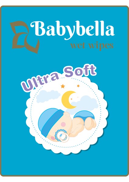 Babybella Ocean Islak Mendil 120 Yaprak 12'li Set