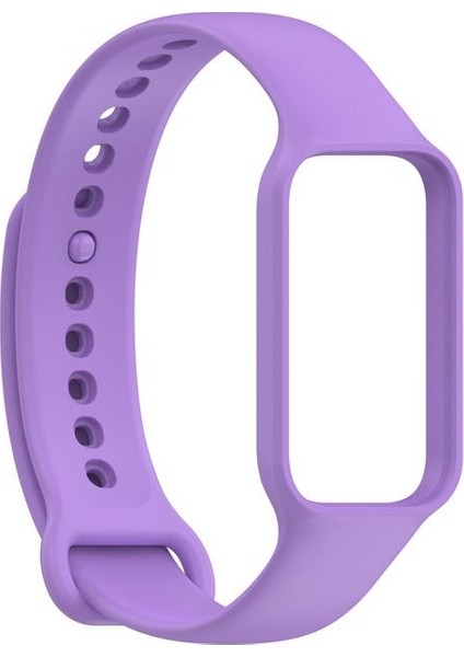Casestreet Xiaomi Smart Band 8 Active Kordon Silikon Mat Klasik Krd 18 Mor