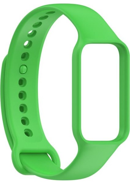 Casestreet Xiaomi Smart Band 8 Active Kordon Silikon Mat Klasik Krd 18 Yeşil