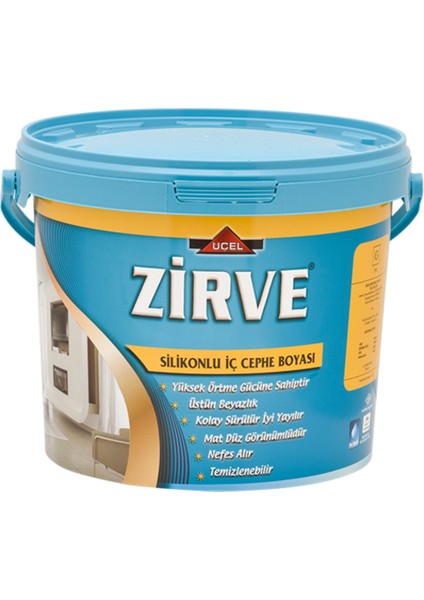 Silikonlu Plastik Iç Cephe Boyası Altın 10/1