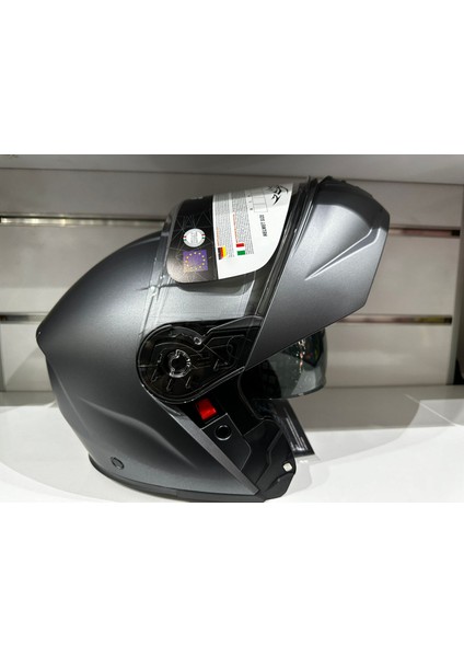Kask SW-917 Çene Açılır Güneş Gözlüklü Mat Titanyum fiyatları