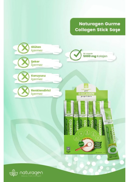 Gurme Collagen Tip 1-3 Peptides Stick Sachets 48 Saşe