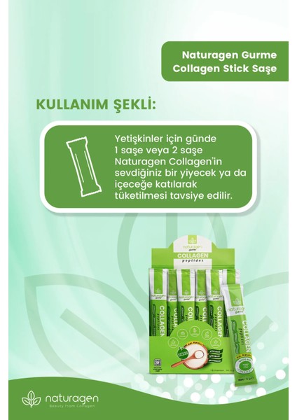 Gurme Collagen Tip 1-3 Peptides Stick Sachets 48 Saşe