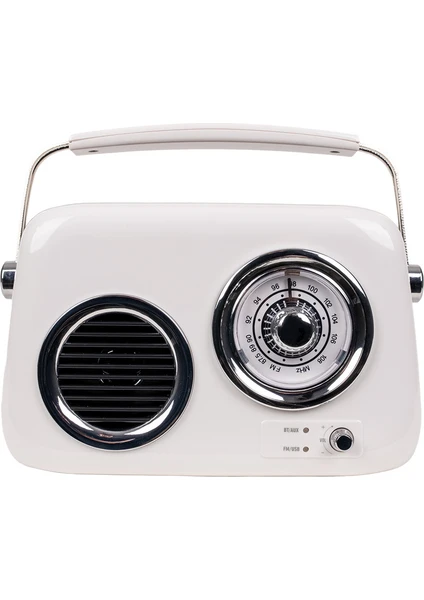 FB-R302-WH Retro Radyo ve Bluetooth Hoparlör