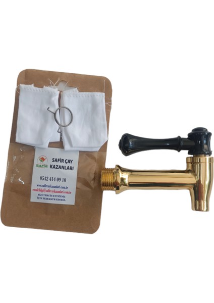 Otantik Bakır Kaplamalı Çay Ocağı Kazanı Musluğu Semaver Musluk Bakır Musluk + Musluk Bezi Safir modelleri