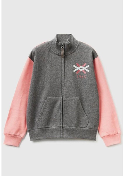 Bej Kız Çocuk Sweatshirt 3J68C502F