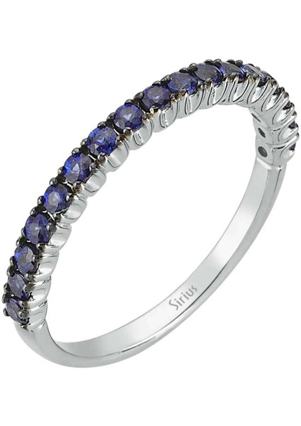 Safir Taşlı Yarım Tur Yüzük 0404R0224