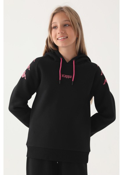 Kız Çocuk Siyah Sweatshirt