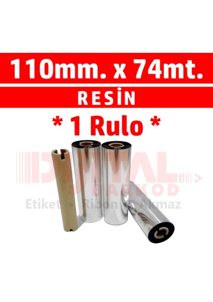 Resin Ribon 110X74 mt Resin Out 1/2 Inç / 1 Rulo
