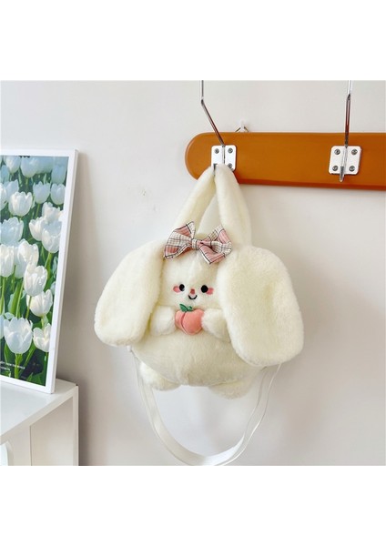 Sevimli Çizgi Film Kedi Tavşan Bebek Çanta Omuz Çantası (Yurt Dışından)