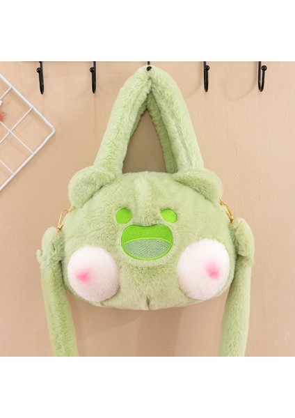 Sevimli Peluş Omuz Çantası Karikatür Moda Crossbody Çanta Çanta El Çantası Bebek Çanta (Yurt Dışından)