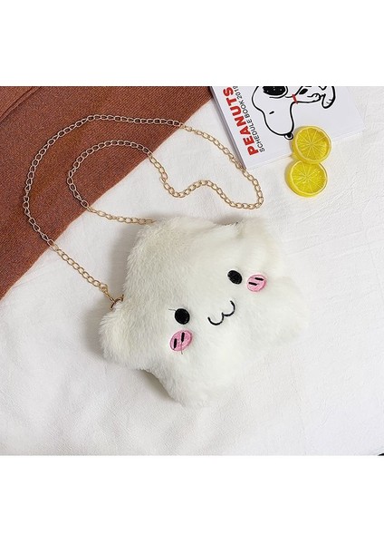 Karikatür Peluş Zinciri Küçük Çanta Kadın Çapraz Bag Tavuk Hamster Bebek Mobil Para Çantası Kız Omuz Çantası (Yurt Dışından)