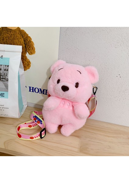 Karikatür Peluş Crossbody Bag Winnie The Pooh Peluş Oyuncak Omuz Çantası (Yurt Dışından) fiyatları