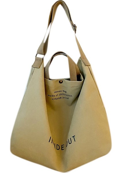 Kadınlar Için Büyük Tuval Çantası, Retro Tembel Stil Gündelik Crossbody Çanta, Büyük Kapasiteli Çanta Çantası (Yurt Dışından) fiyatları