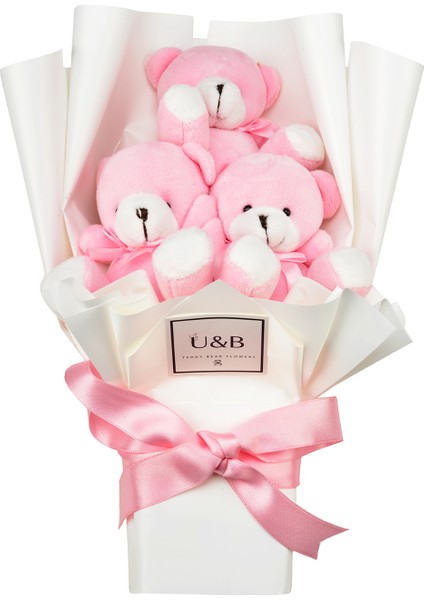 Mini Pembe Ayıcık Buketi