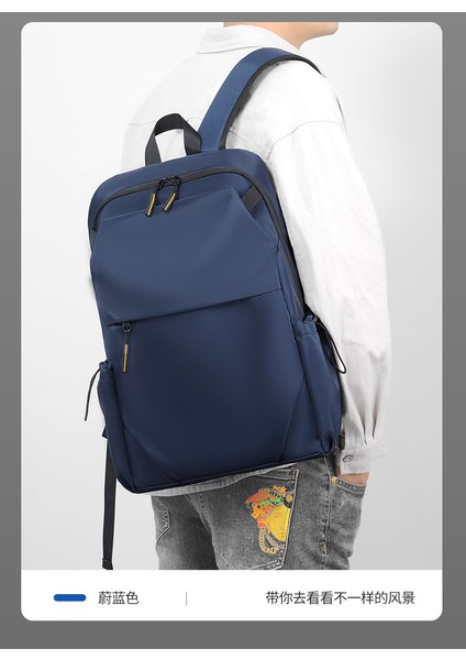 Yeni Moda Sırt Çantası Iş Seyahat Bilgisayar Sırt Çantası Çok Fonksiyonlu Rahat Sırt Çantası (Yurt Dışından) modelleri