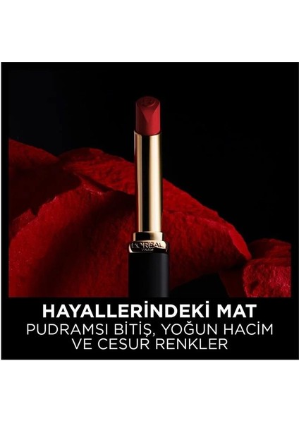 L'oréal Paris Loreal Paris Color Riche Intense Volume Matte dudaklar Ve Matte Eyeliner Makyaj Seti 103