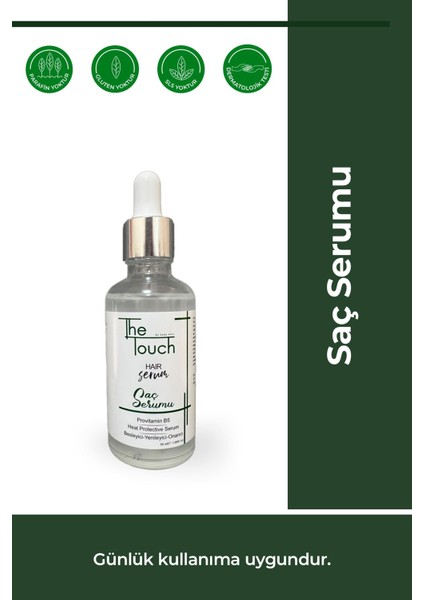 Saç Serumu - Hair Serum Provitamin B5, Besleyici - Yenileyici - Onarıcı, Heat Protective Serum 50 ml indirimleri