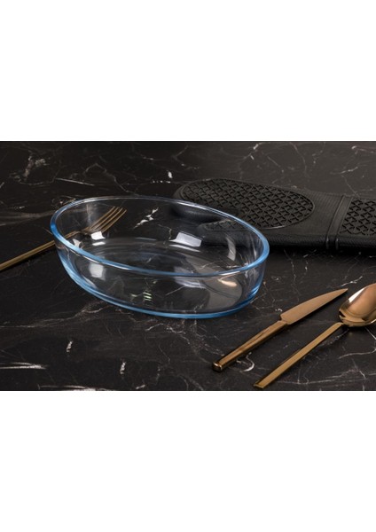 Broart Takım Sade Oval Tepsi