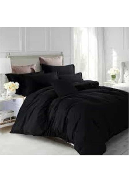 Sedali Home Set - Siyah Renk Çift Kişilik Nevresim Seti