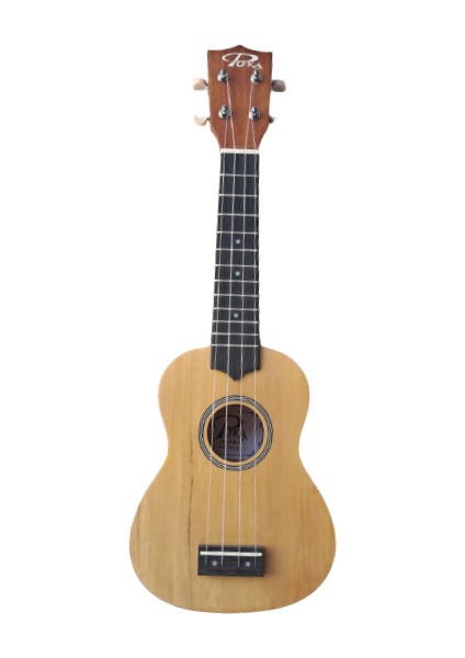 Puka UK-21BN Soprano Ukulele Kahverengi + Kılıf