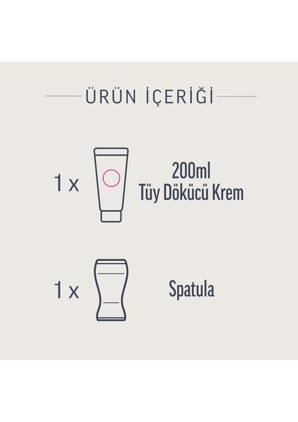 Pure Tüy Dökücü Krem Bacak ve Vücut Bölgesi 200 ml