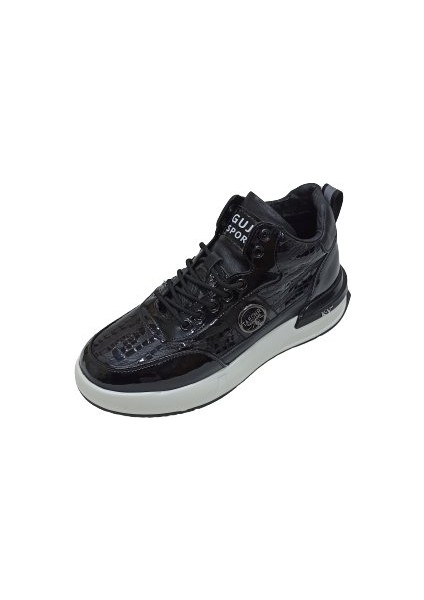Siyah Erkek Sneaker Spor Bot Ayakkabı