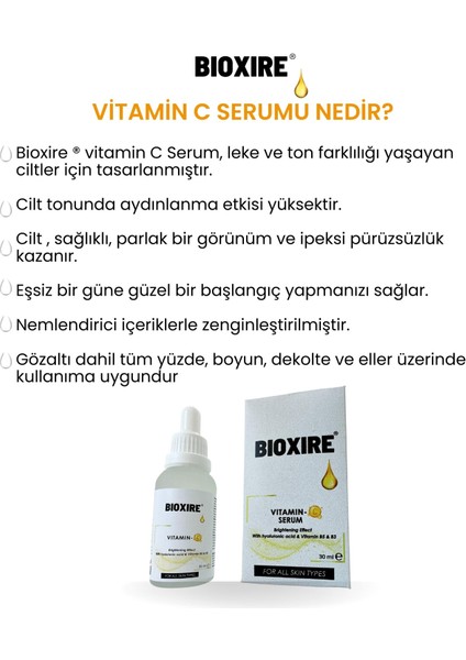 Bioxire® Vitamin C Serumu 30ml