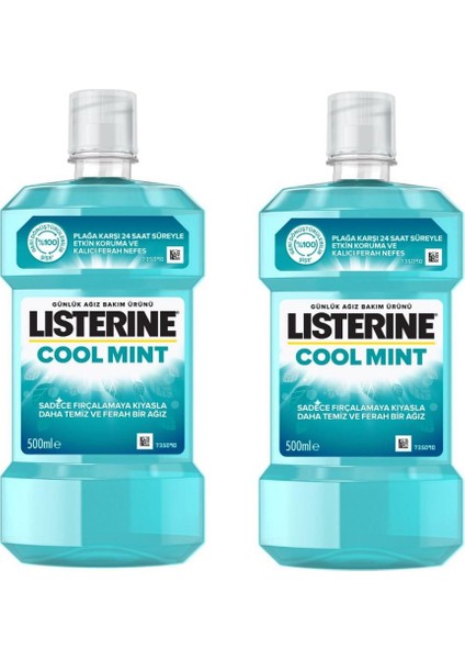 Cool Mint Gargara 500 ml 2 Adet Ferahlatıcı Etkiyle Ağız Hijyeni Sağlar
