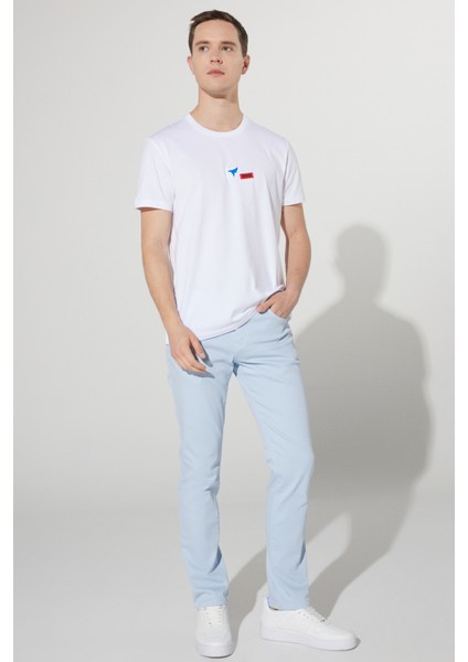 ALTINYILDIZ CLASSICS Altınyıldız Classics 4a1400000101 Normal Bel Slim Fit Düz Mavi Erkek Pantolon