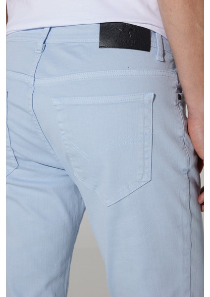 ALTINYILDIZ CLASSICS Altınyıldız Classics 4a1400000101 Normal Bel Slim Fit Düz Mavi Erkek Pantolon