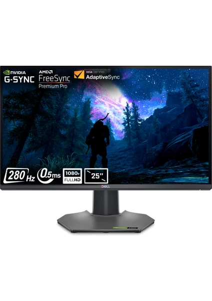 G2524H 25 inç 280Hz 0.5ms Full HD Adaptive Sync Fast IPS Gaming Monitör