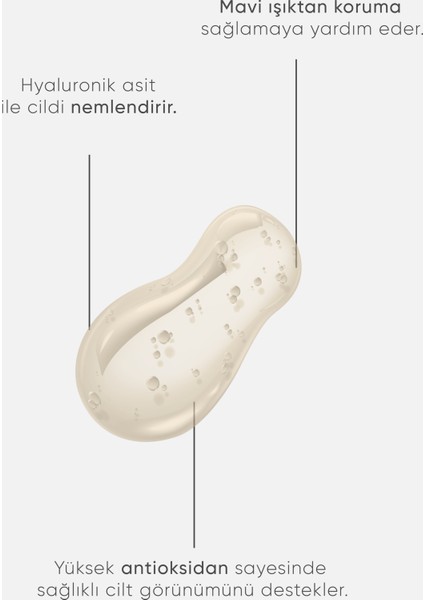 Mavi Işık Karşıtı Yenileyici Cilt Bakım Serumu Beta Karoten Vitamin Ve Hyaluronik Asit Içerikli 30 Ml