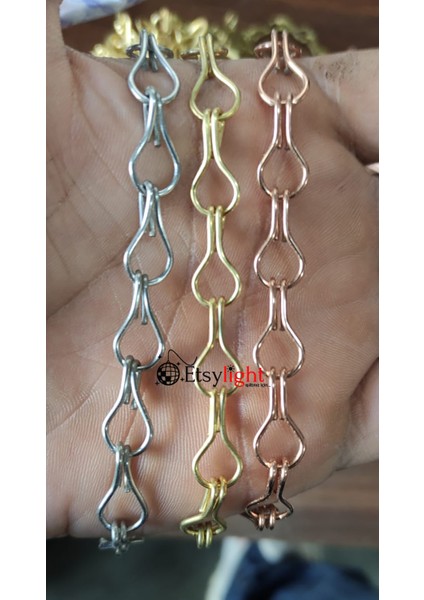 Florasan Zinciri, Çiçeklik Zinciri, Rezervuar Zinciri, Avize Zinciri, 1 Metre - Nikel Renk fırsatları