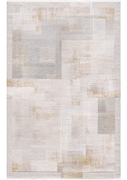 Couture 00928A Bej Beyaz Halı