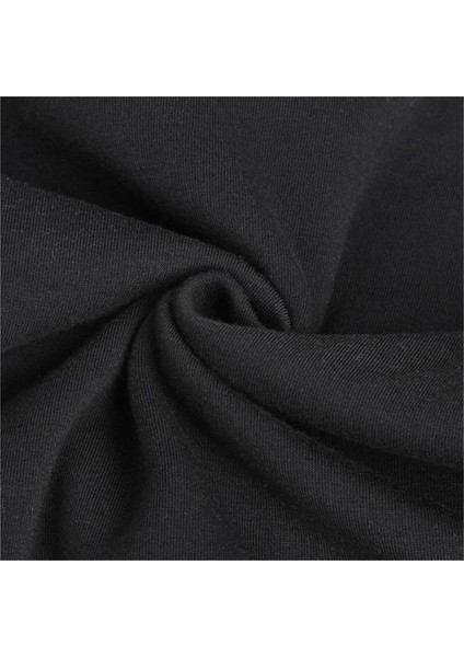 Travis Scott Baskılı Siyah Oversize Kapüşonlu Sweatshirt fırsatları