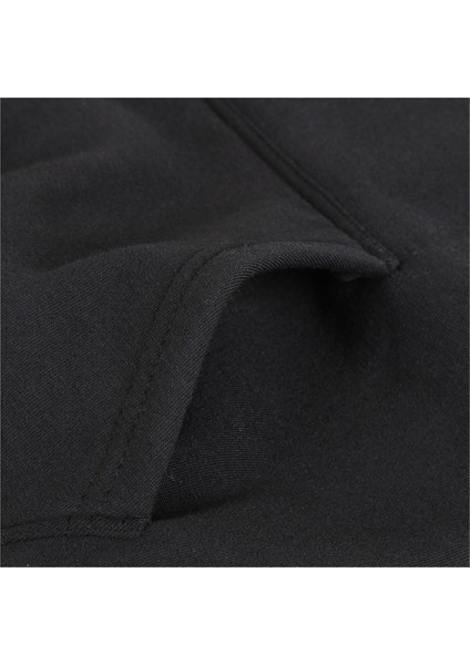 Billie Eilish Baskılı Siyah Oversize Kapüşonlu Sweatshirt