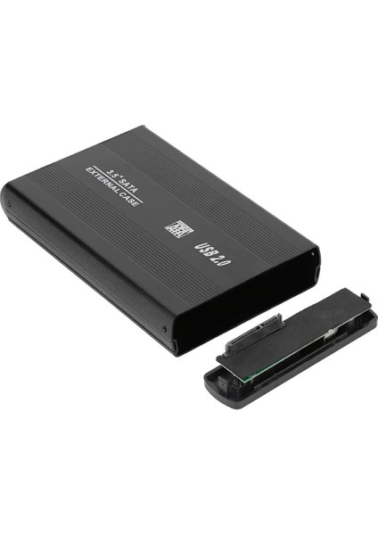 3.5 Inç USB 2.0 Harddisk HDD Kutusu Alüminyum SSD Sata Harici Hard Disk Kutu