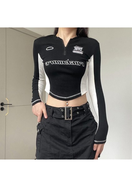 Touz Vintage Street Wear Rockmore Uzun Kollu Crop