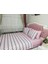 Sedali Home Set - Pembe Zikzak Desenli Çift Kişilik Nevresim Seti 1