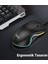 Hc Rgb Series 1.4mt Kablolu 1000DPI LED Işıklı Gamer Oyuncu Optik Mouse, Ergonomik Ultra Hassas Mouse 3