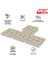 Kendinden Yapışkanlı Gold Çiçek Desenli Pvc Karo 30X30 cm 4'lü 0,36 M2 2