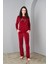 24579 Kadın Sıfır Yaka Kadife Spor Takım 1