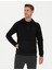 Pierre Cardin Erkek Siyah Regular Fit Kapüşonlu Sweatshirt 50273900-VR046 3