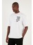 Pamuk Baskılı Oversize Bisiklet Yaka T Shirt Erkek T Shirt 5902641 1