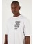 Pamuk Baskılı Oversize Bisiklet Yaka T Shirt Erkek T Shirt 5902641 4