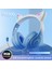 Kedi Kulak Içi Kulaklık Bluetooth Kablosuz Müzik Kulaklık Degrade Renk LED Işık Mic ile Oyun Kulaklık Çocuklar Güzel Yılbaşı Hediyeleri (Yurt Dışından) 3