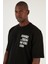 Pamuk Baskılı Oversize Bisiklet Yaka T Shirt Erkek T Shirt 5902641 4
