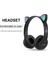 Kablosuz Bluetooth Kulaklık Kedi Kulak Oyun Kulaklığı Glow Işık Kask Sevimli Spor Müzik Kulaklık Çocuklar Için Kız Hediyeler (Yurt Dışından) 5