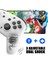 Nintendo Switch/switch Lite Için Switch Pro Denetleyici, Hareket Titreşimi Turbo Hız Fonksiyonu ve Gyro Ekseni ile Momen Kablosuz Denetleyici Gamepad (Beyaz) (Yurt Dışından) 3